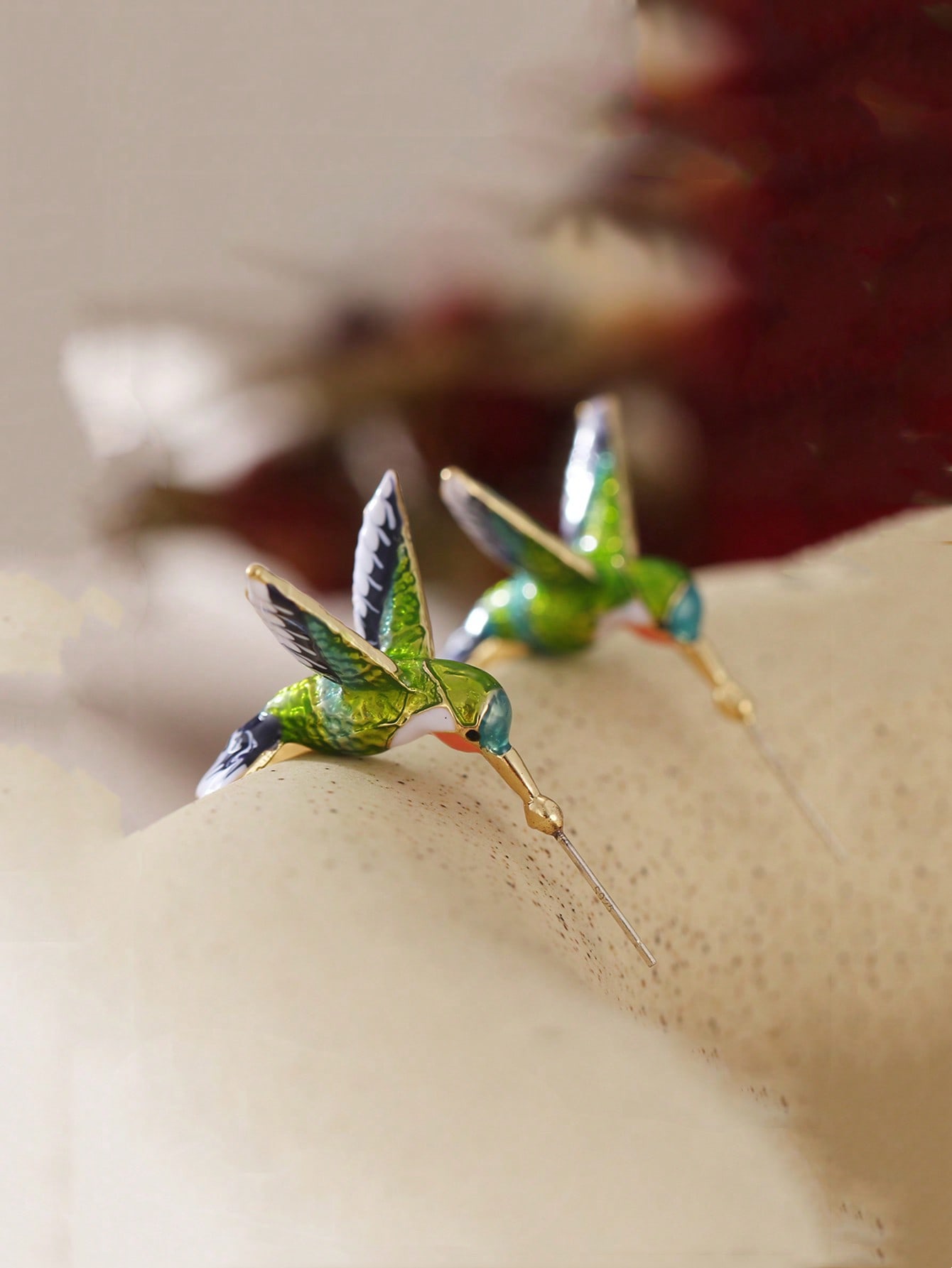 Bird Design Stud Earrings