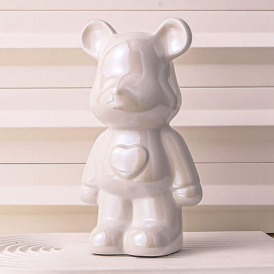 1pc Electroplated Ceramic Piggy Bank For Living Room, Nordic Style Tv Cabinet Room Decoration, Any Color Best Gifts Birthday Graduation