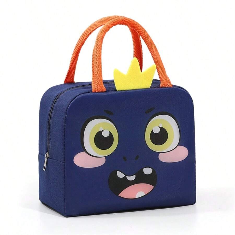 1pc Insulated Lunch Bag - Portable, Stylish, Convenient Storage Solution For School, Work, And Travel