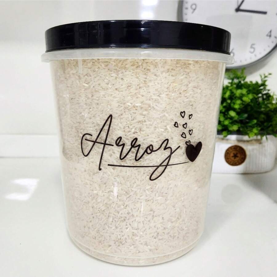 Pote para 5 kg de arroz