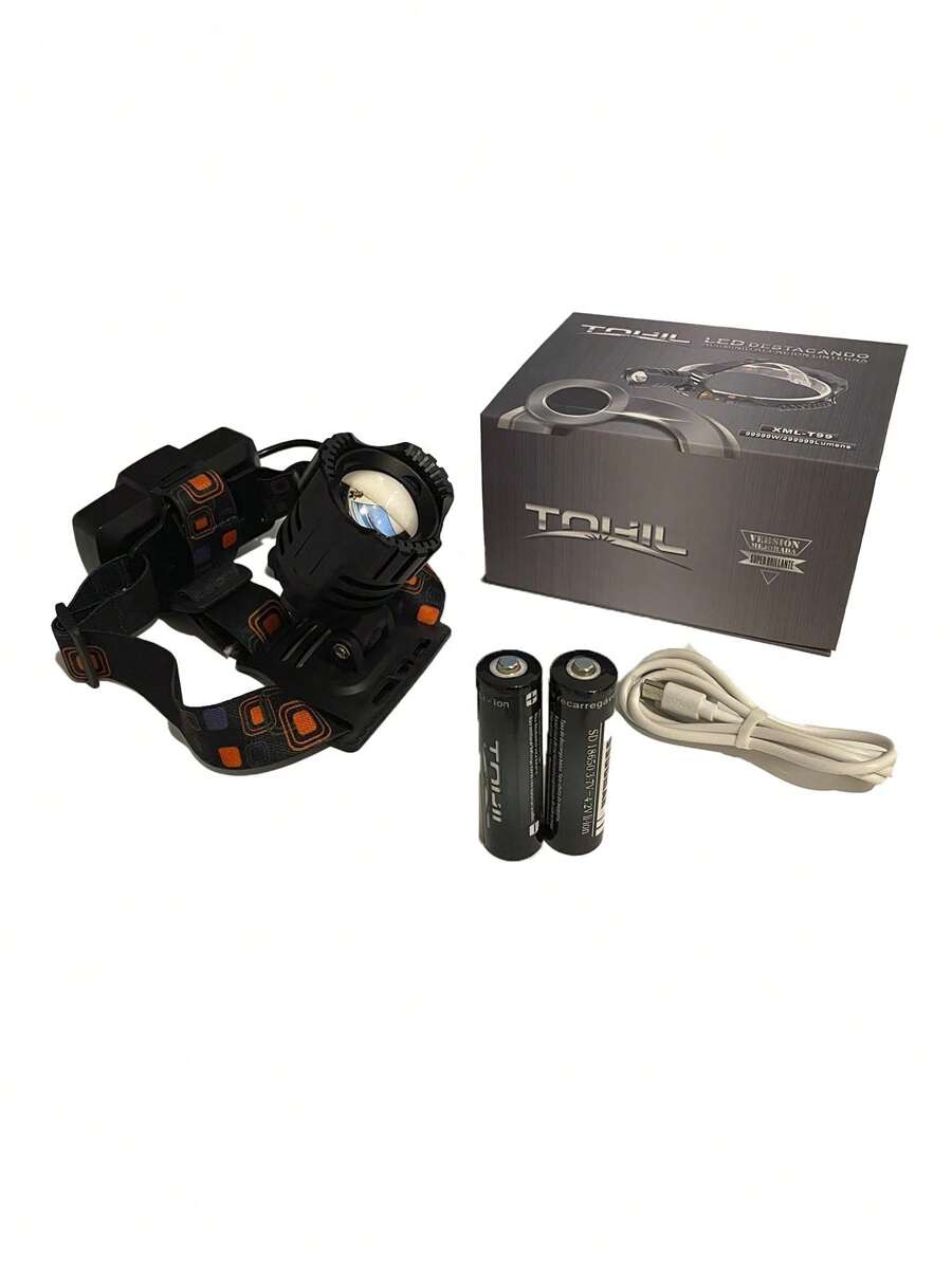 Linterna Lámpara LED T99 TOHIL Minero Portátil Potente Super Brillante