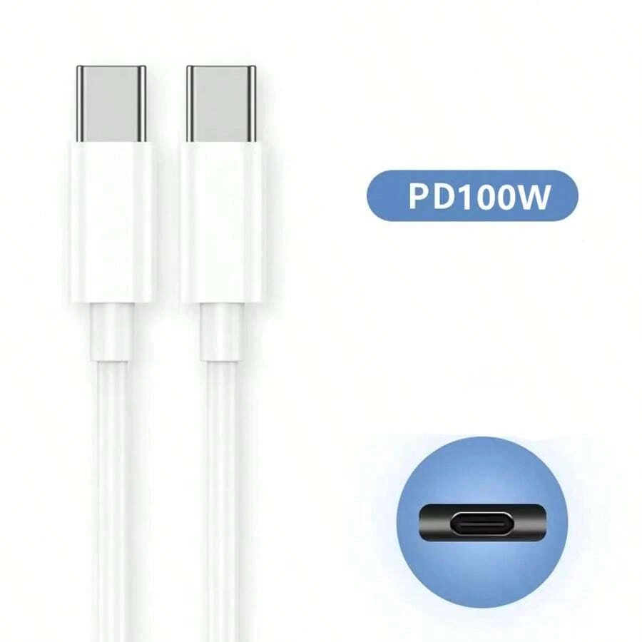 Cavo USB-C a USB-C Powerline III 100W, compatibile con iPhone 15 Pro 2020, iPad Pro 2020, iPad Air 4, Galaxy S20 Plus S9, Pixel, Switch, V20 e CarPlay/CarLife