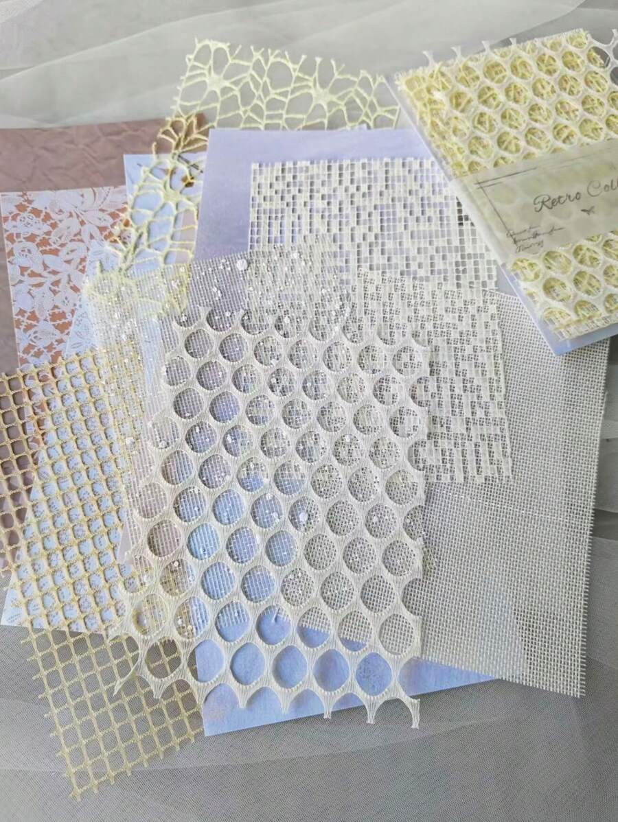 1pack/15sheets Light Dream Series Ins Journal Diy Material Paper Back To School