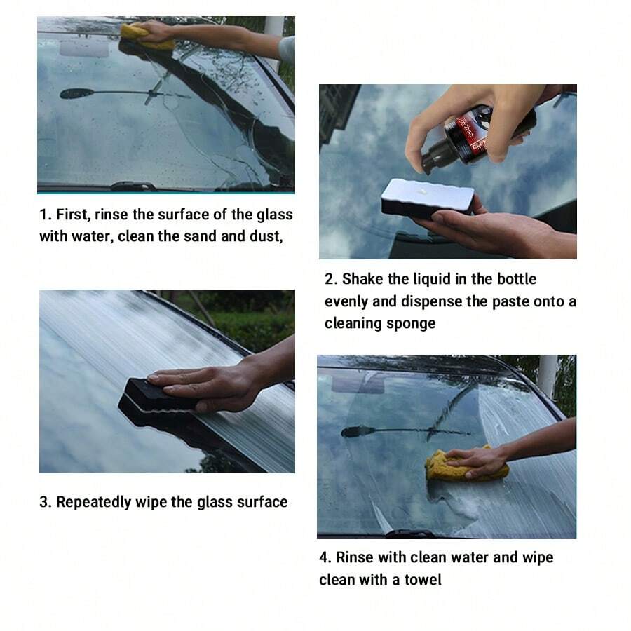 110ml Car Window & Windshield Glass Oil Film Cleaner. Remove Water