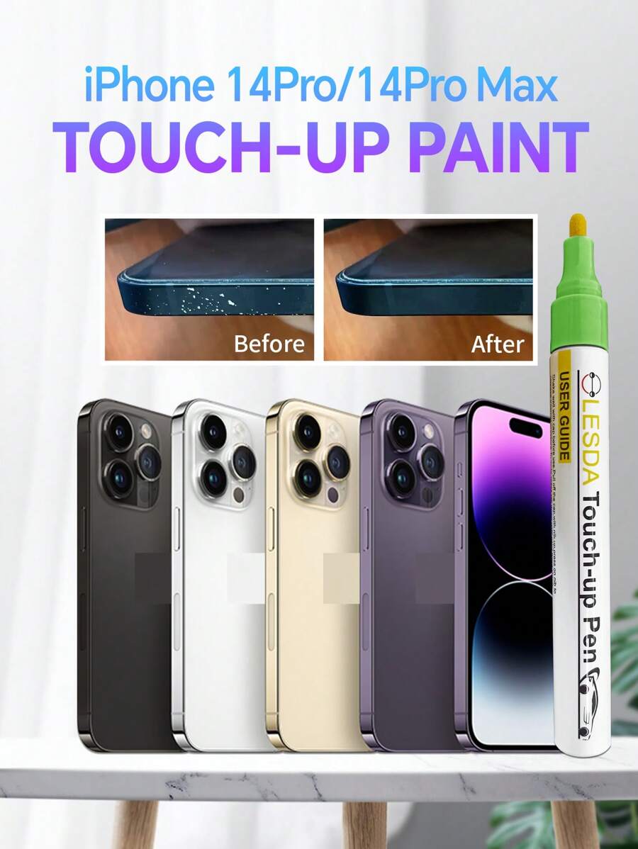 Touch Up Paint For Iphone(14Pro/14Pro Max Silver), IPhone Touch Up