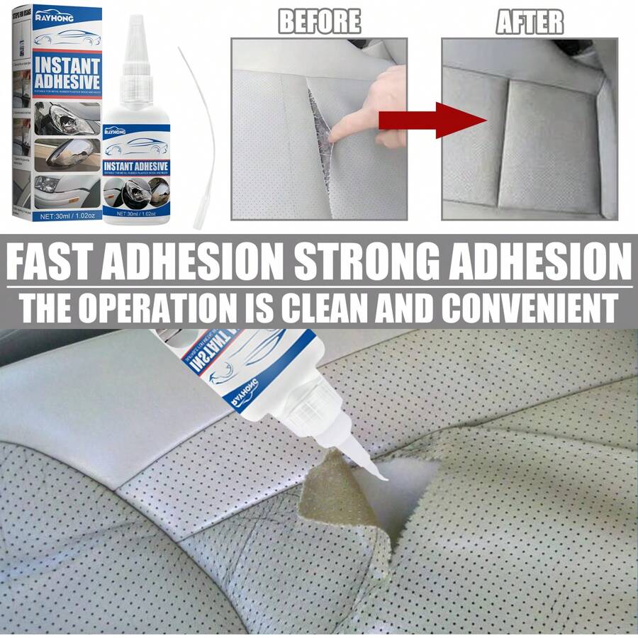 Car Repair Adhesive Glue For Leather Seat, Seal Strip, And Tire Crack