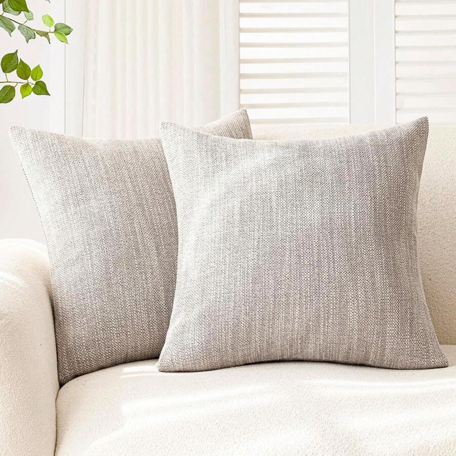 Housse De Coussin De Texture DĂ©corative De Style BohĂšme De Luxe En Lin Sans Remplissage, Faite En Lin Brut En Une Luxueuse Housse De Coussin AdaptĂ©e Ă La DĂ©coration Des CanapĂ©s, Salons, Chambres, Sol, Bancs, Voitures, Bureaux, CafĂ©s Et Autres Lieux De Loisirs. La Housse De Coussin Ne Perd Pas De Cheveux, Ne Bouloche Pas Et Peut Ătre UtilisĂ©e En Toutes Saisons.