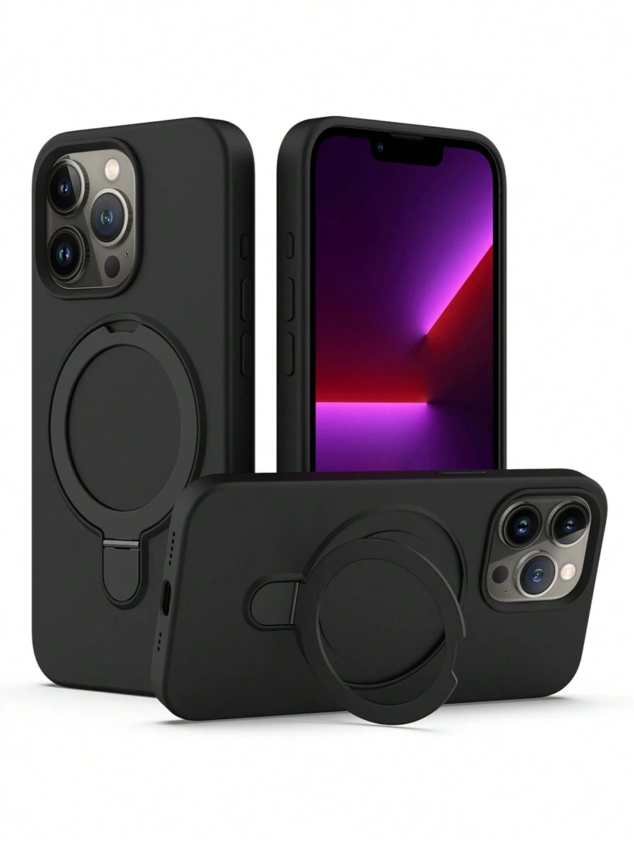 Etui na telefon Apple Holder Father's Day 1 szt. z płynnego silikonu z magnesem i podstawką kompatybilne z iPhone 15Pro Max/14/13/12/11/15Pro Max