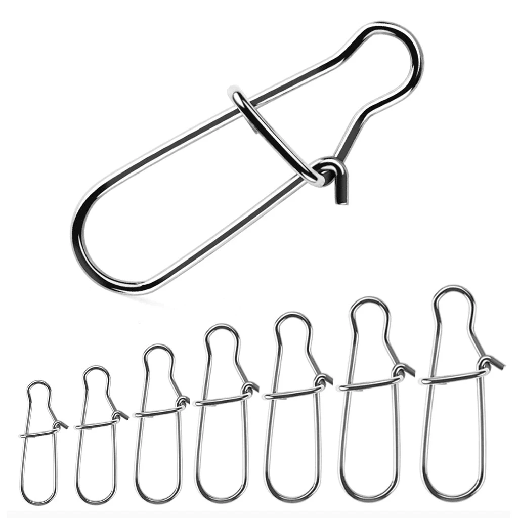 Connecteur De Pêche 100 pièces Clips De Broche Haute Résistance, Broche De Verrouillage De Crochet De Leurre