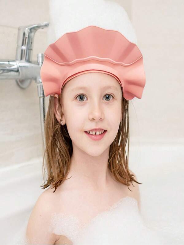 Baby Shower Cap Water Resistant Shampoo Hat, Ear Protection