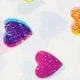 corazón colorido