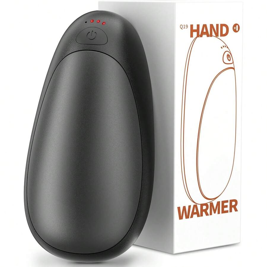 Hand Warmers Rechargeable, Portable Electric Hand Warmer, 3S Fast Heating, Reusable Handwarmers For Outdoors Hunting Golf Camping, USB Pocket Heater For Men Women Kids, Warm Gifts
