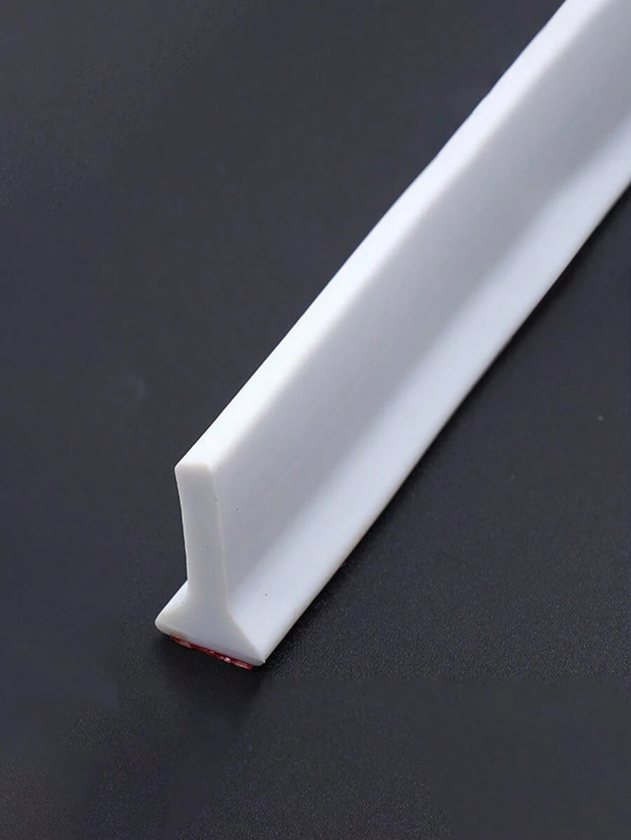 1 m Bande flexible autoadhésive en forme de T, barrière d'eau pour séparer les zones humides et sèches, arrêt d'eau pour la salle de douche et l'entrée, décoration de salle de bain, décoration d'automne, retour à l'école