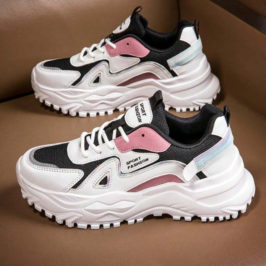 Lässige und vielseitige Chunky-Schuhe für Frauen/Mädchen