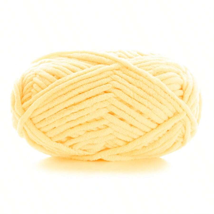 1 Pieza 50g Hilo Grueso Suave Y Cálido Para Tejer Y Hacer Ganchillo, Material Para Ropa De Muñecas, Zapatos Y Regalos