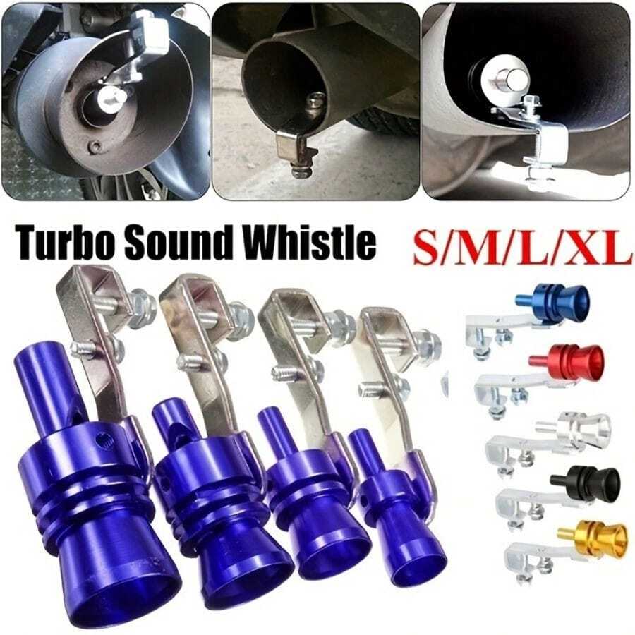 5 Colors Universal Turbo Exhaust Whistle, Modified Exhaust Sound