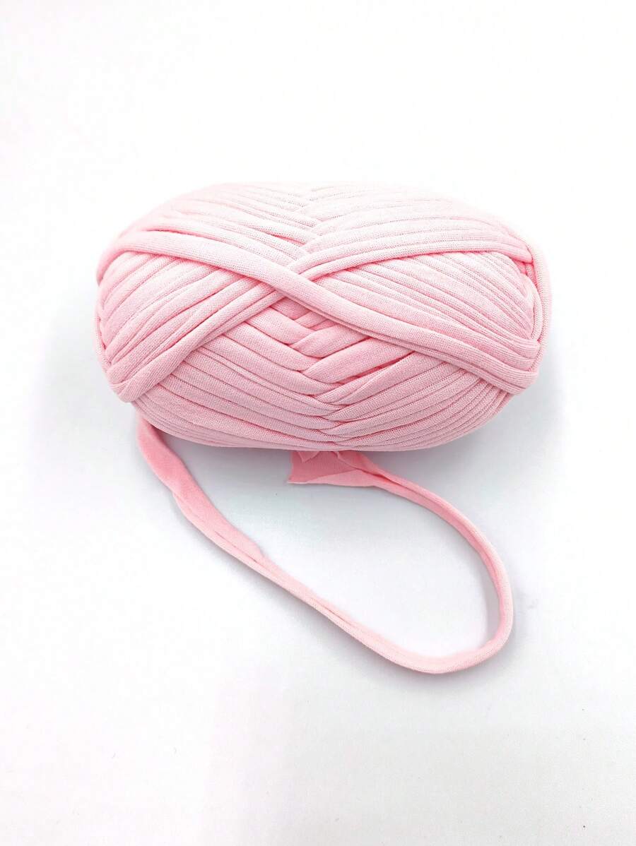 Hilo De Cinta Rosa Claro Para Bolsos, Juguetes, Zapatos, Alfombras Y Cestas De Almacenamiento Trenzados Hechos A Mano, 1 Ud.