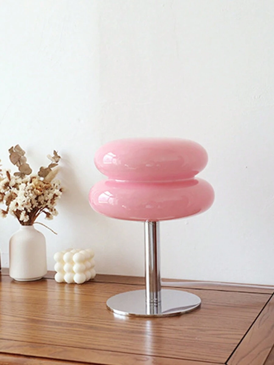 1pc Scandinavian Fashion Egg Tart Floor Lamp With USB Plug For Home Decoration, LED Decorative Floor Lamp For Living Room, Dining Table, Bar