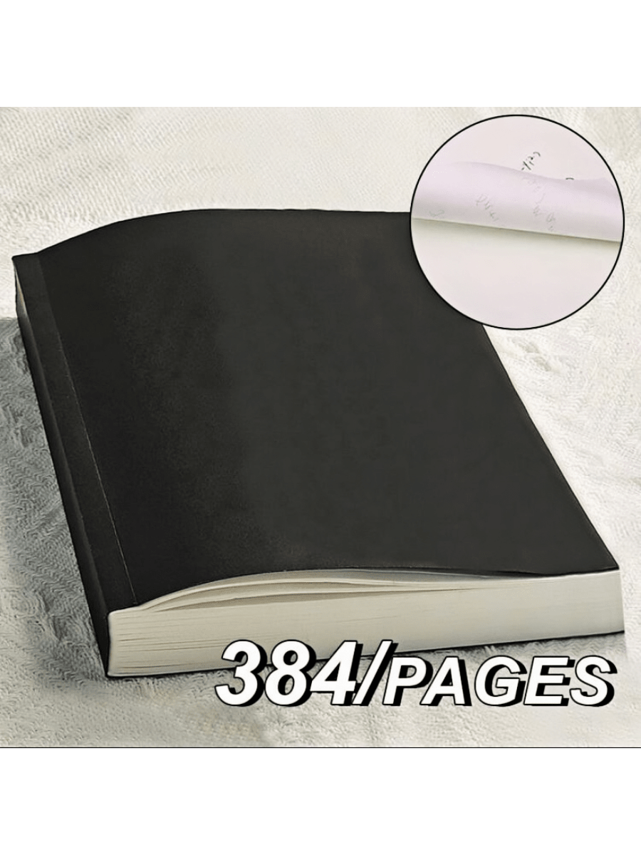 368 Pages Thick Notebook, Highly Attractive Value, Practical For Daily Use, Style Back To School