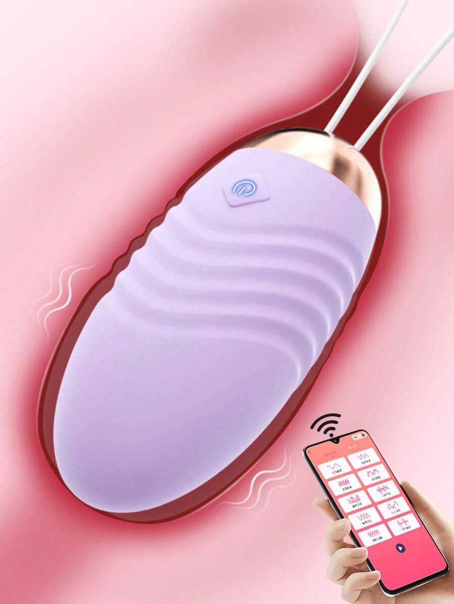 Vibrador Con Aplicación De Juguete Sexual, Vibrador De Dildo Con Control Remoto Inalámbrico Para Mujer, Bolas De Vibración Para Uso Vaginal Y Huevos Silicona De Salto