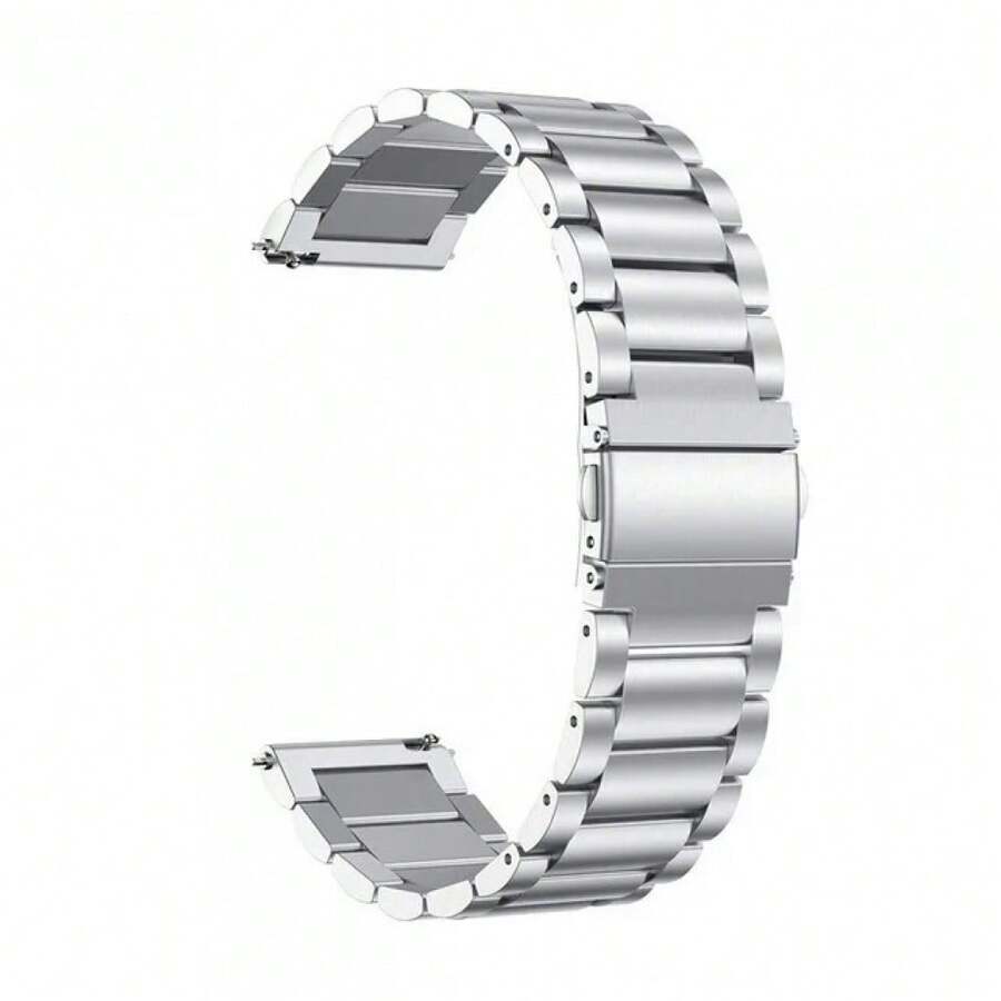20 22mm Stainless Steel Strap Compatible With Huawei WATCH GT 4 41 46mm Metal Wrist Straps Band Bracelet For GT 3 Pro 43mm 46mm 18mm Watchband As A Gift For Students Returning To School