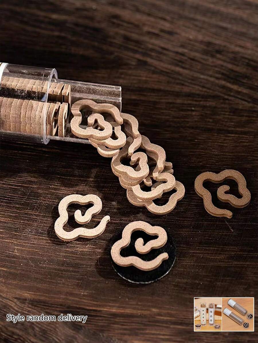 Auspicious Cloud Incense, Old Sandalwood, Hainan Agarwood, Ambergris Incense, Incense Art, Incense For Tea Ceremony, Tea Ceremony Incense Plate, Goose Pear Tent Incense Old Sandalwood, Ambergris, Genuine Agarwood From Phu Quoc, Random Acrylic Tube With Cap/Screw Cap Delivery