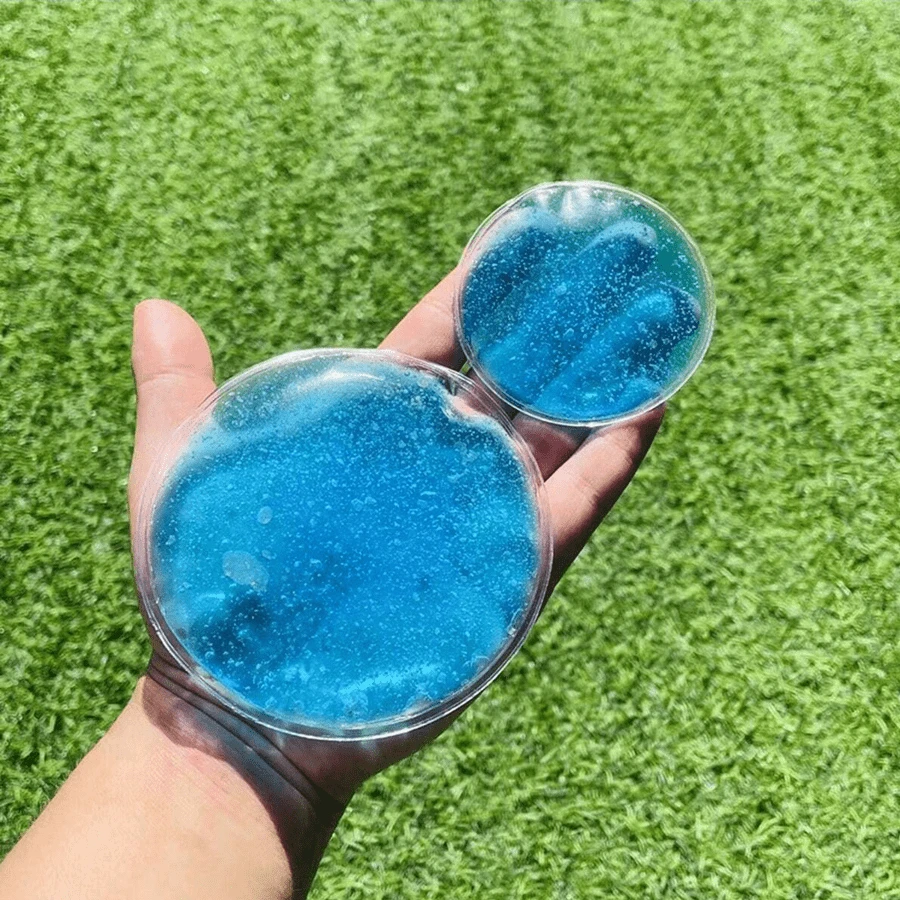 2pcs Reusable Gel Ice Packs For Cooling Eye Pad, Eye Relaxing Mask, Summer Ice Pack, Ideal For All Seasons, Napping And Travelling For Bedroom, Travel, Office, School Boy Valentine Heart Valentine