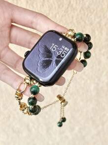 Dark Green Beads