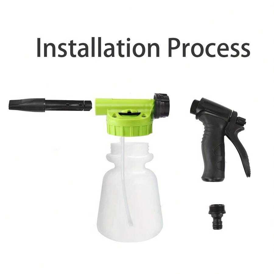Car Wash Foam Gun, Foam Cannon, Water Blaster With 6 Adjustable Ratios