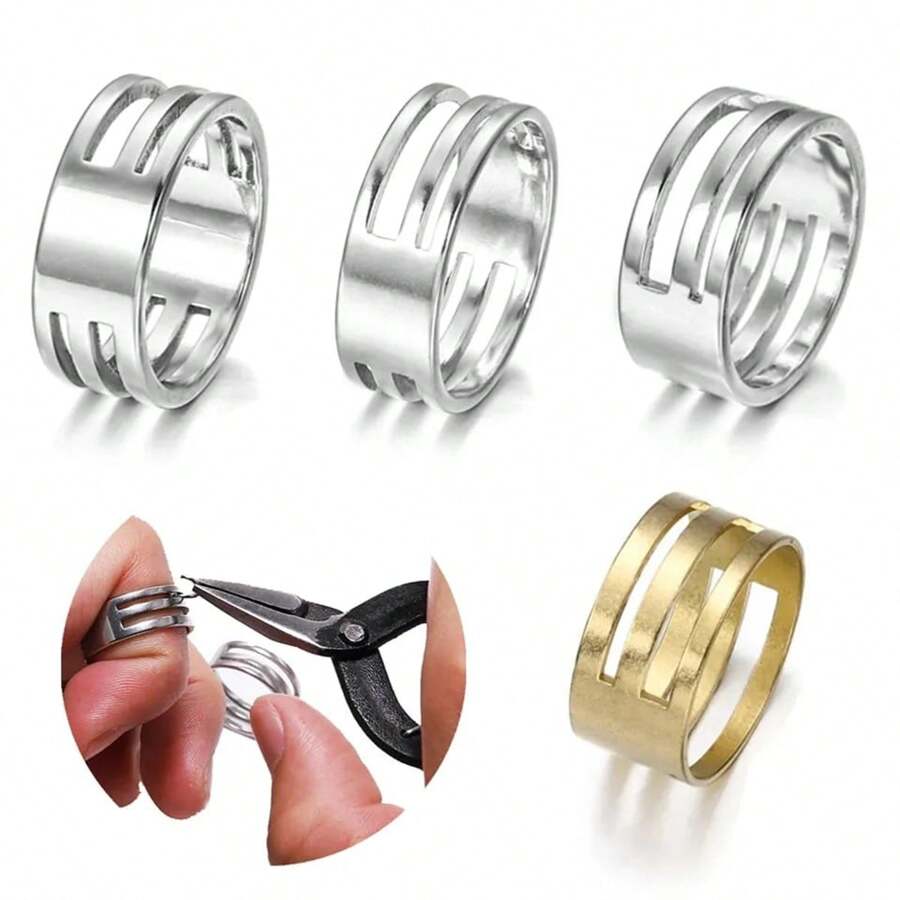 1/5/10 piezas Herramientas de apertura y cierre de anillos de salto para hacer joyas DIY, abridor de anillos de salto para accesorios de joyería