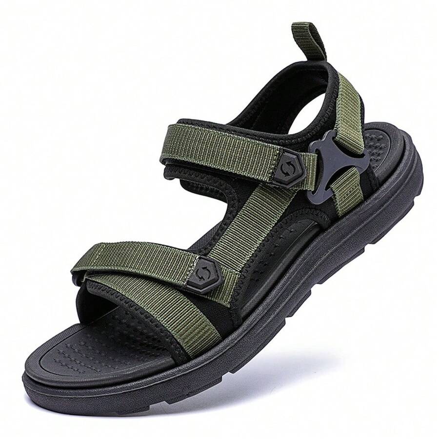 Men's Breathable Summer Sandals, Plus Size Outdoor Casual Beach, Sports, Hiking Shoes
