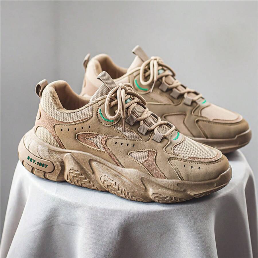 Nuevas Llegadas En La Primavera De Todas Las Temporadas De Los Hombres. Zapatos Deportivos Versátiles, Populares Y Modernos, Zapatillas Deportivas Y Gruesas