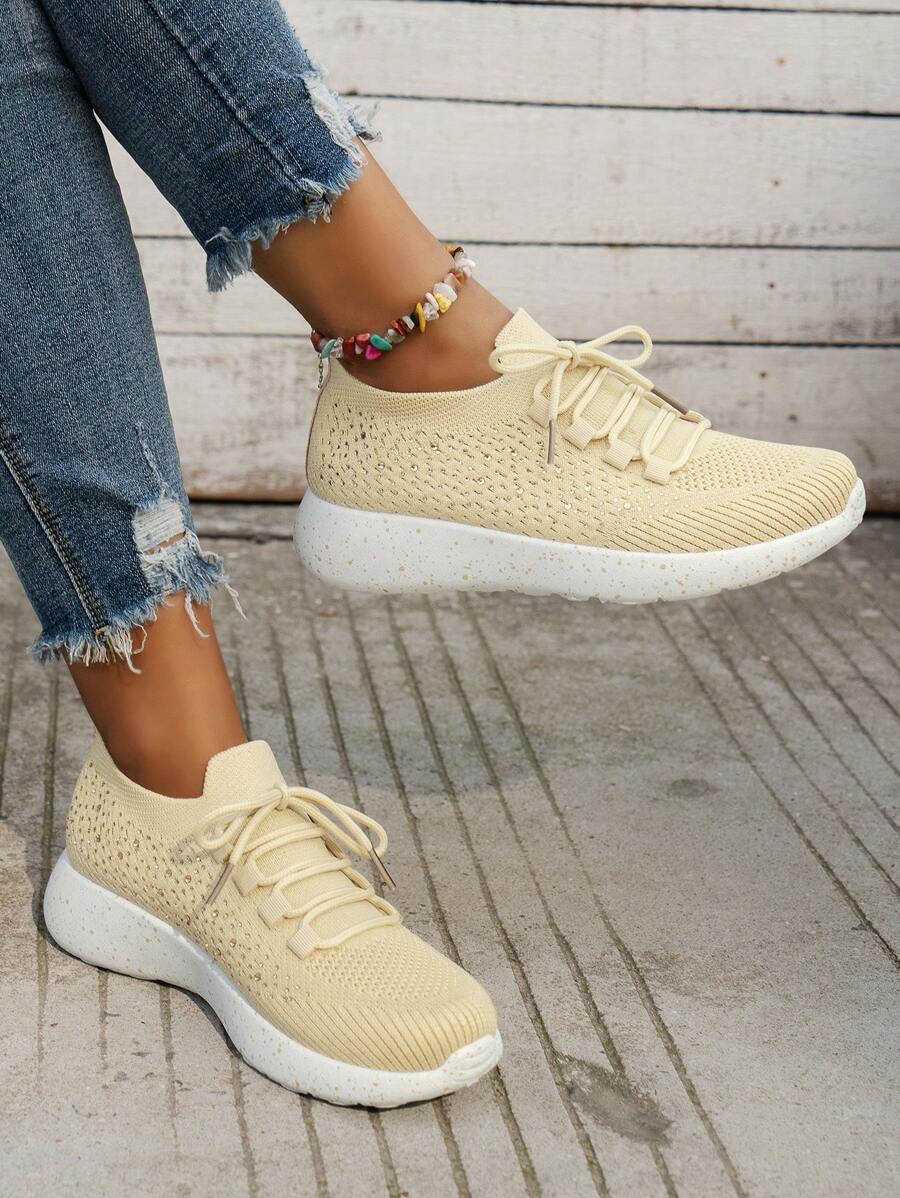 Women's New Athletic Shoes, Soft Bottom, Breathable, Fashionable, Suitable For Running And Outdoor Activities