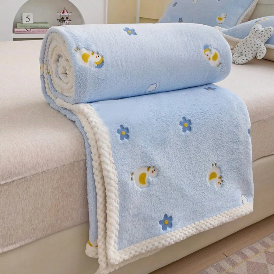 1 pièce Couverture bébé 70*100cm/27,6*39,4 pouces, douce et confortable, couverture nouveau-né, accessoires de la chambre de bébé, toutes saisons