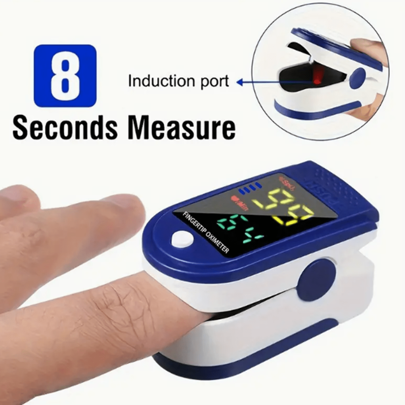 1pc Portable Finger Pulse Oximeter: Heart Rate Monitor -  This Tool Does Not Include Batteries!(Use AAA Battery,Distinguish Between Positive And Negative Battery Terminals )  Christmas, Halloween, Thanksgiving Day Gift