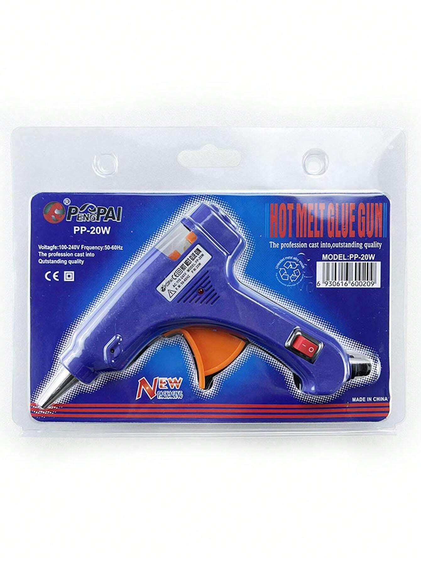 1pc Hot Glue Gun With Diy Jewelry Accessories Set 20w Electric Melt Gun Plug In High