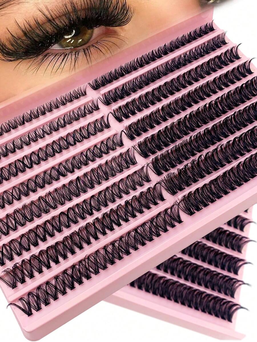 Miss Wink Cils individuels extrêmement frisés, doux et naturels 30D/40D/50D/60D/80D, mélange de 8-16 mm 0,07 mm C. Ultra léger, 16 rangées de 320 pièces, extension de cils en mink étanche, effet 3D, faux cils convenant au maquillage léger, au maquillage intense, au look quotidien, au cosplay, portables pour une utilisation quotidienne ou pour des sorties en toutes occasions