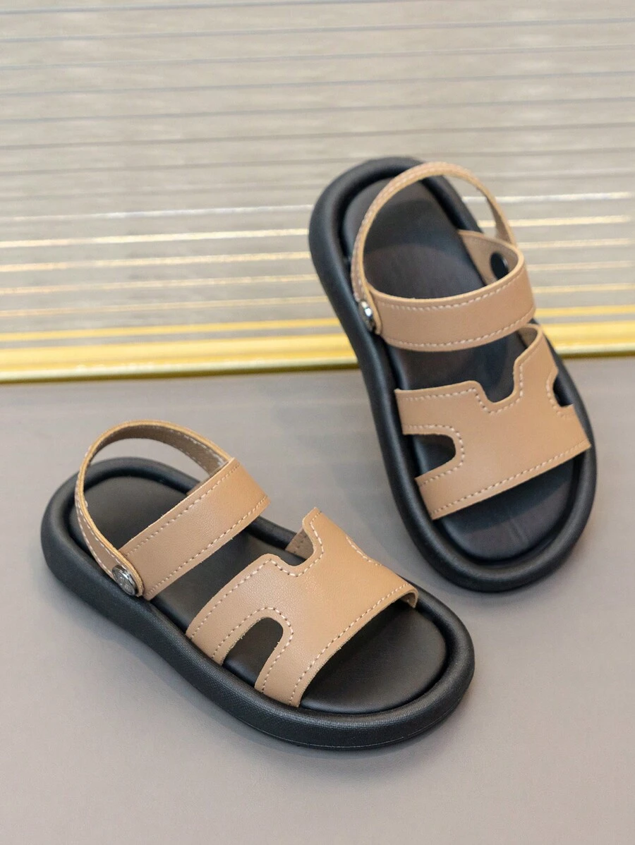 Kindermoden Sandalen, Jungen Offene Zehen Strandschuhe Und Mädchen Beiläufige Slipper Mit Weicher Sohle