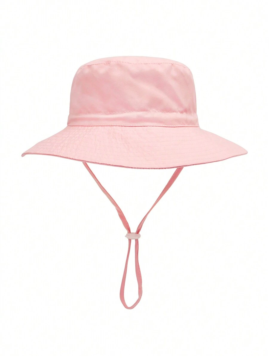 1 peça chapéu de pescador de praia respirável com aba larga estampada para crianças, chapéu de sol de verão para meninos e meninas, chapéu esportivo ao ar livre para bebês