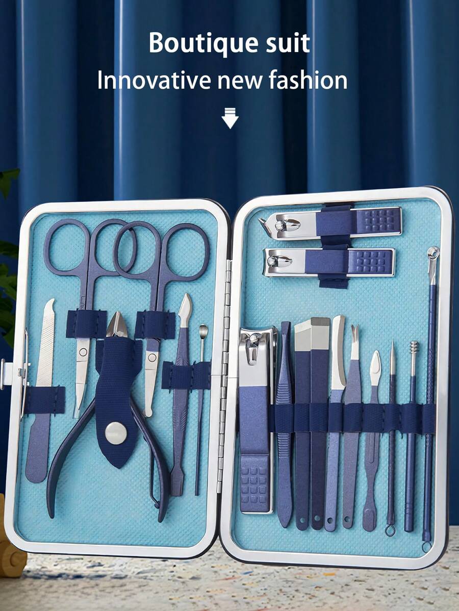 Manicure Set Pedicure Kit Nail Clippers Set Fingernail Clipper Set Ingrown Toenail Nail Kit Scissor Nail Trimmer Kit Women And Men's Care Grooming Tools
