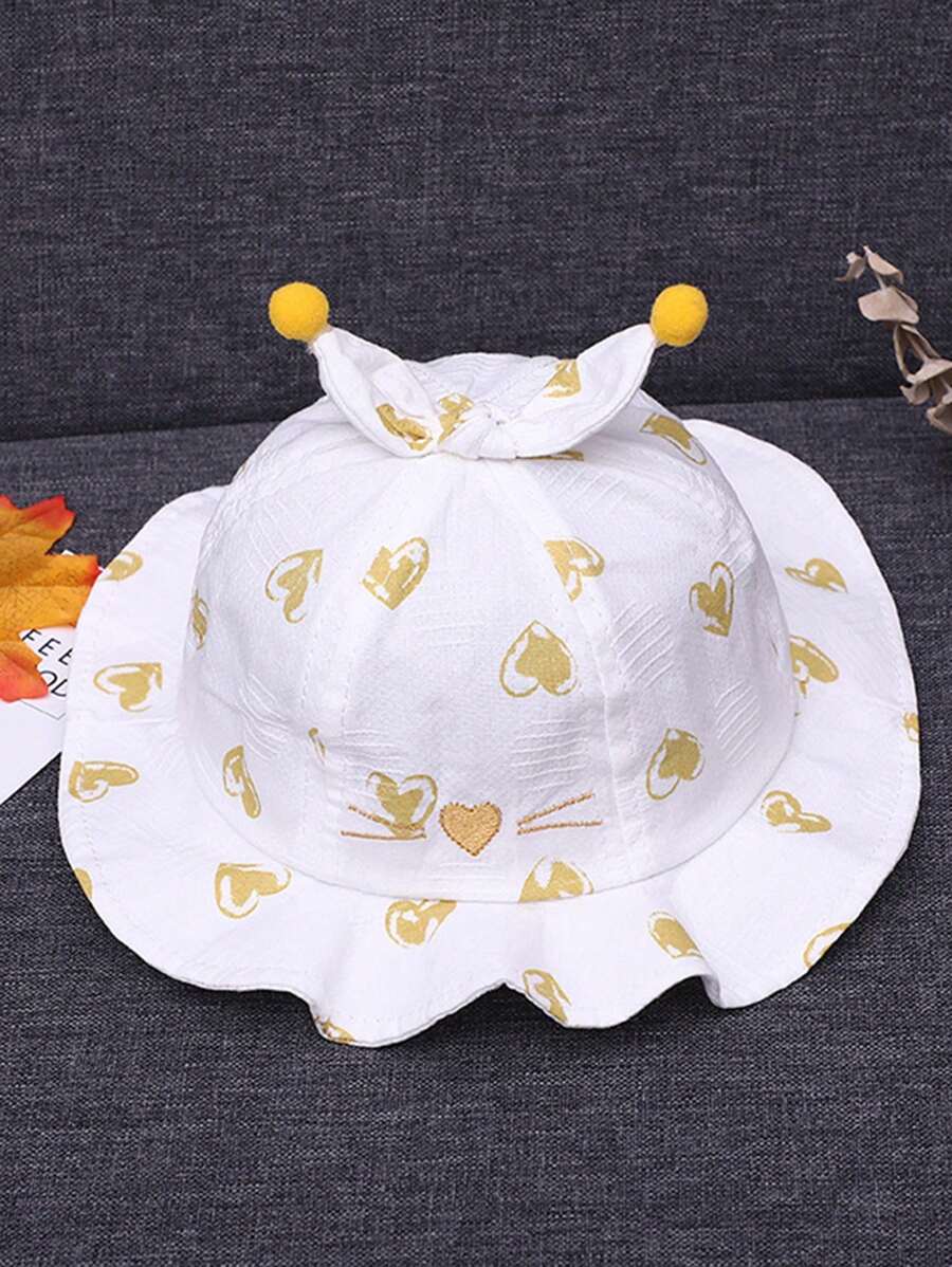 1pc Toddler Fisherman Sun Protection Hat, Cute And Versatile, Suitable For Spring And Summer
