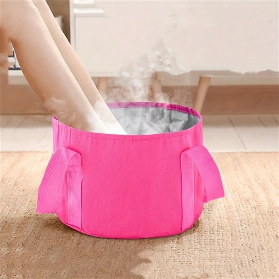 1pc Portable Soak Foot Multifunctional Soak Bag Bucket Foot Bucket Foldable Water Basin Beauty ToolsBody Care For Travel,Sport,Outdoor