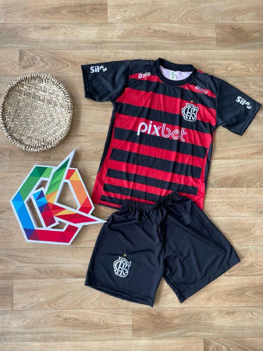 Conjunto Time Infantil Menino Esportivo Conjunto Futebol Masculino