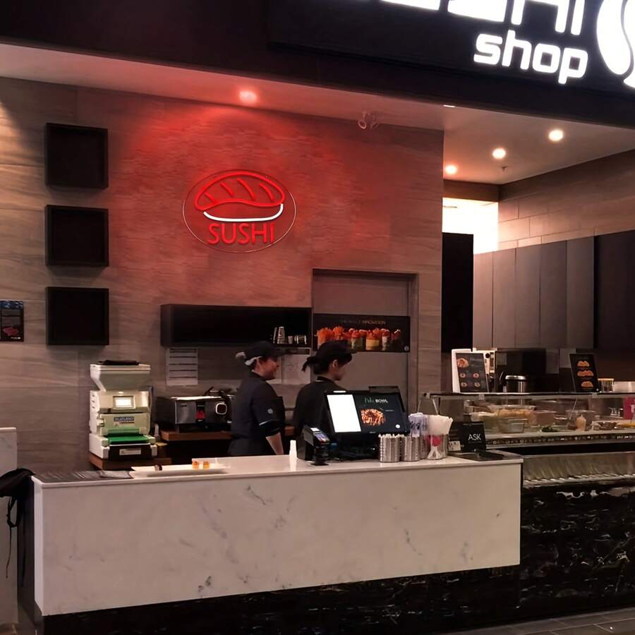 Sushi Neon Sign Board, Ideal Lighting Decoration For Japanese