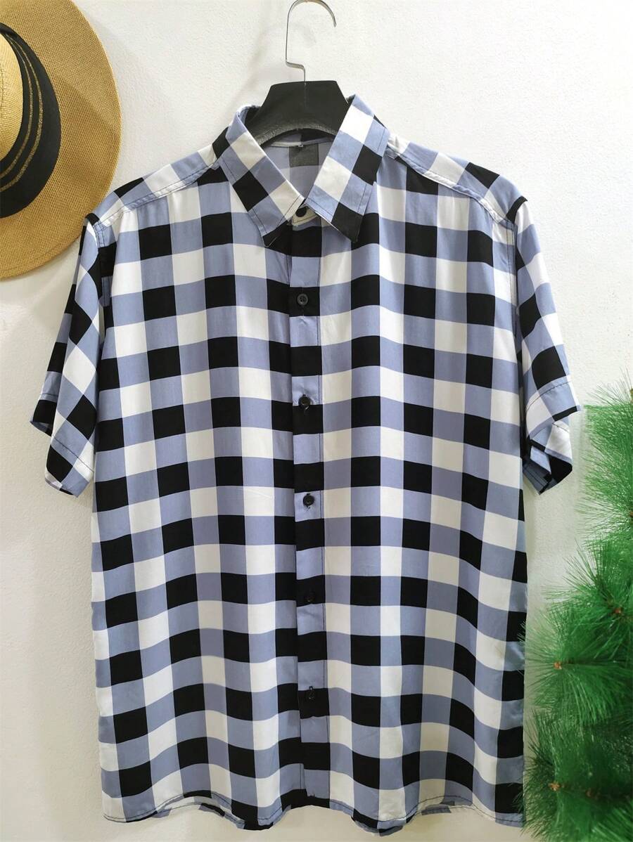 camisas social xadrez slim fit tecido viscose passa facil encolhe um pouquinho