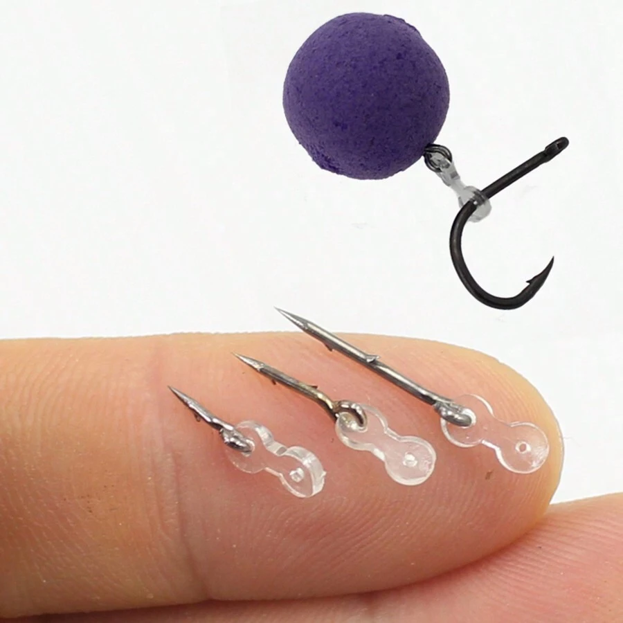 Metallköder Spike Karpfenangeln Zubehör Köder Sting Boilies Pin Mit Klarem Gummimais Ronnie Haar Rig Karpfenfutterset
