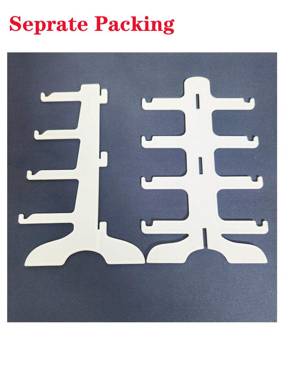 1pc Simple And Fashionable White 4 Pair Optical & Sunglasses Jewelry