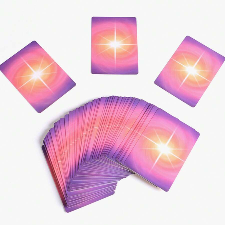 Message Of Life Oracle Card Deck, 54pcs English Cards With Keywords