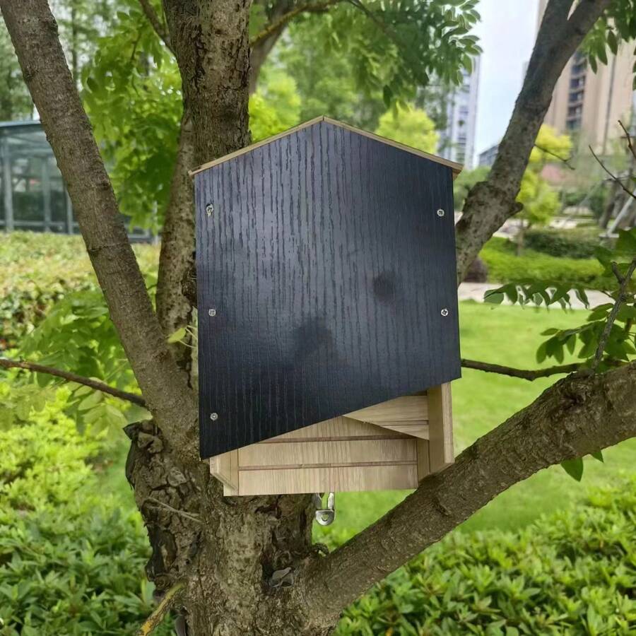 Bat House Bat Box Double Chamber,Bat Hibernation House,Outdoor House