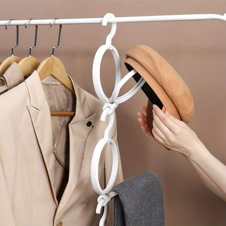 1/2 pièces Porte-chapeaux pour casquettes de baseball, porte-écharpes, organisateur de chapeaux en PP, porte-chapeaux, support d'affichage de perruque, porte-chapeaux pour porte, chambre à coucher, placard